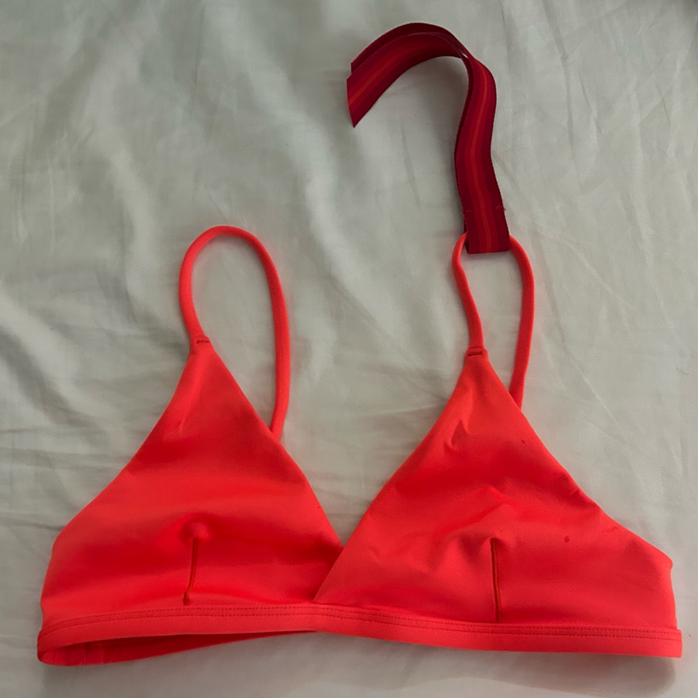 Left On Friday Aperol (neon orange) sweet victory top size S NWT